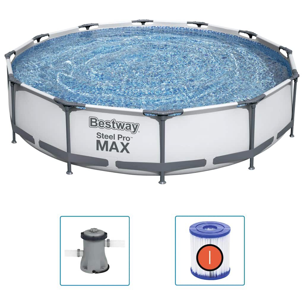 Bestway Σετ Πισίνας Steel Pro MAX 366 x 76 εκ.