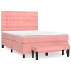 vidaXL &Kappa;&rho;&epsilon;&beta;ά&tau;&iota; Boxspring &mu;&epsilon; &Sigma;&tau;&rho;ώ&mu;&alpha; &Rho;&omicron;&zeta; 140x200 &epsilon;&kappa;. &Beta;&epsilon;&lambda;&omicron;ύ&delta;&iota;&nu;&omicron;