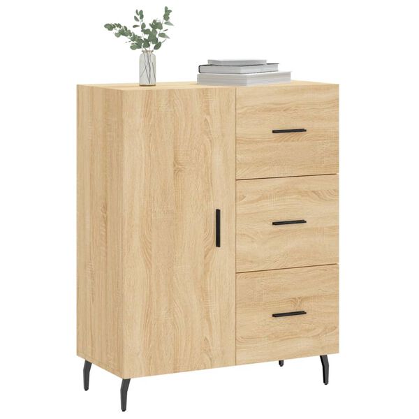 vidaXL Ντουλάπι Sonoma Δρυς 69,5 x 34 x 90 εκ. από Επεξεργασμένο Ξύλο