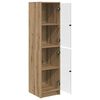 vidaXL Highboard Artisan Oak 35 x 37 x 142 &epsilon;&kappa; &Epsilon;&pi;&epsilon;&xi;&epsilon;&rho;&gamma;&alpha;&sigma;&mu;έ&nu;&omicron; &xi;ύ&lambda;&omicron;