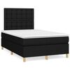 vidaXL &Kappa;&rho;&epsilon;&beta;ά&tau;&iota; Boxspring &mu;&epsilon; &Sigma;&tau;&rho;ώ&mu;&alpha; & LED &Mu;&alpha;ύ&rho;&omicron; 120x190 &epsilon;&kappa;. &Upsilon;&phi;&alpha;&sigma;&mu;ά&tau;&iota;&nu;&omicron;