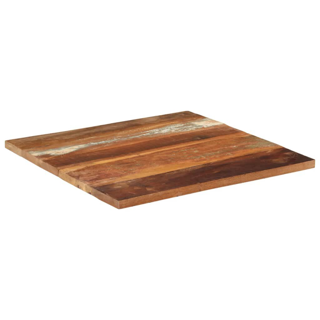 vidaXL Επιφάνεια Τραπεζιού 70x70x(2,5-2,7) εκ. Μασίφ Ανακυκλωμένο Ξύλο