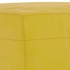 vidaXL Υποπόδιο Κίτρινο 60x50x41 εκ. Βελούδινο