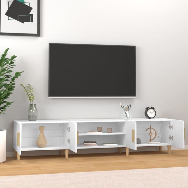 vidaXL Έπιπλο Τηλεόρασης Λευκό 180x31,5x40 εκ. από Τεχνητό Ξύλο