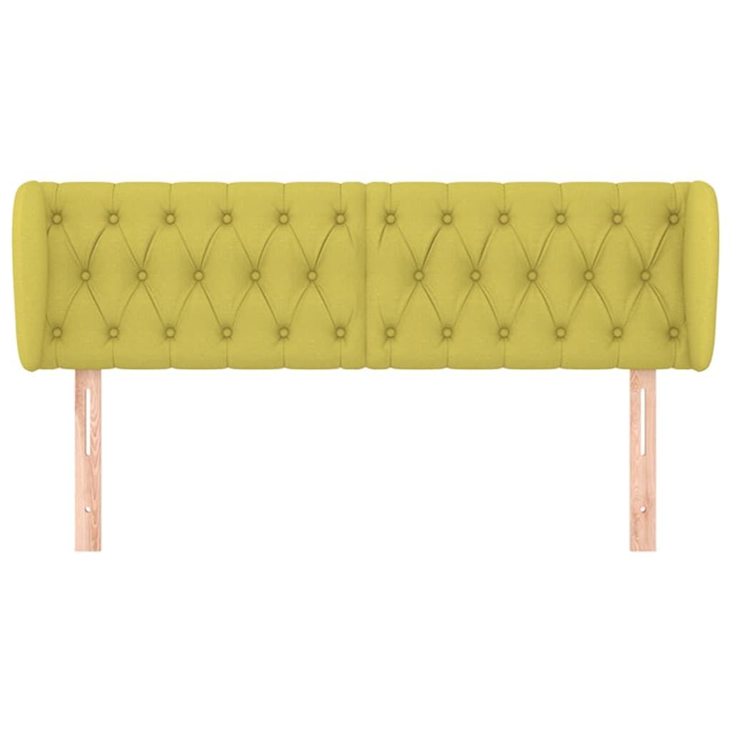 vidaXL Κεφαλάρι με Πτερύγια Πράσινο 147 x 23 x 78/88 εκ. Υφασμάτινο