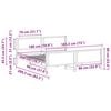 vidaXL Σκελετός Κρεβατιού με κεφαλάρι Μαύρο 180 x 200 cm ύφασμα