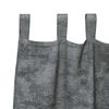 vidaXL Κουρτίνα με κουρτίνες 2 pcs Γκρι 140 x 140 cm Βελούδο