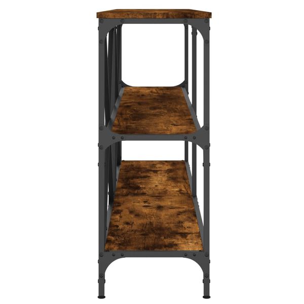 vidaXL Τραπέζι Κονσόλα Sonoma Δρυς 160x30x75 εκ. Επεξ. Ξύλο/Σίδηρος