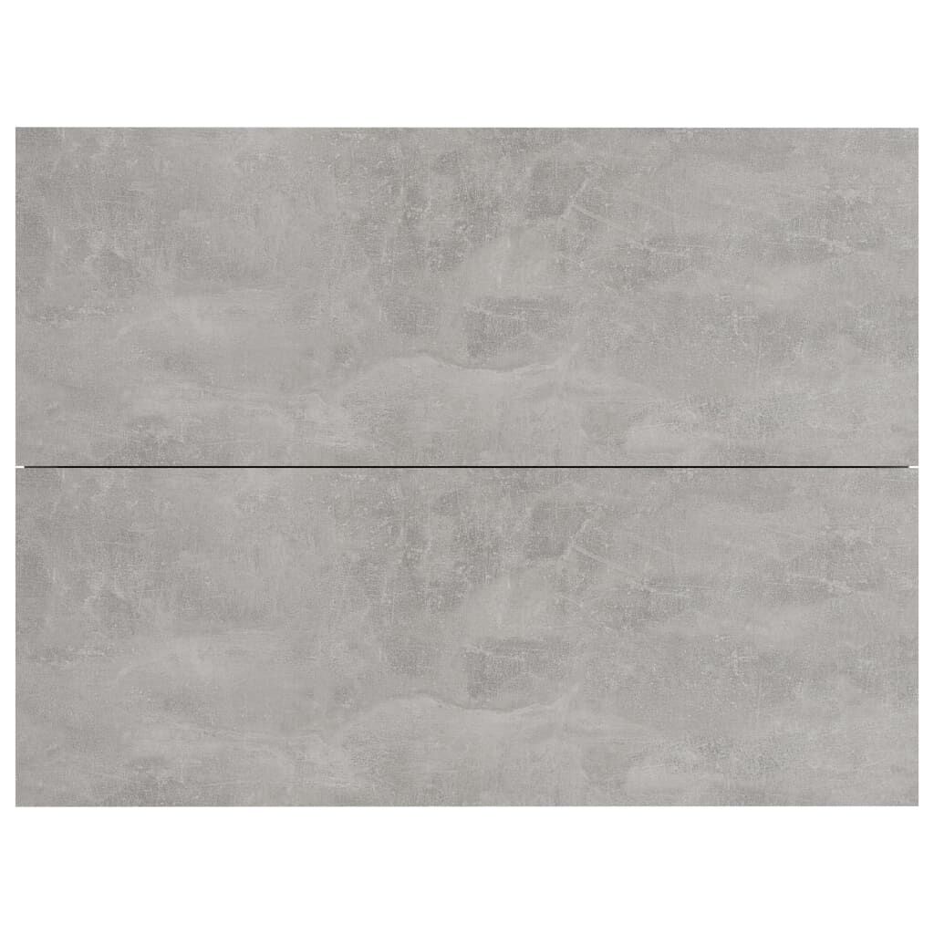 vidaXL Κομοδίνο Γκρι του Σκυροδέματος 40 x 30 x 30 εκ. από Επεξ. Ξύλο
