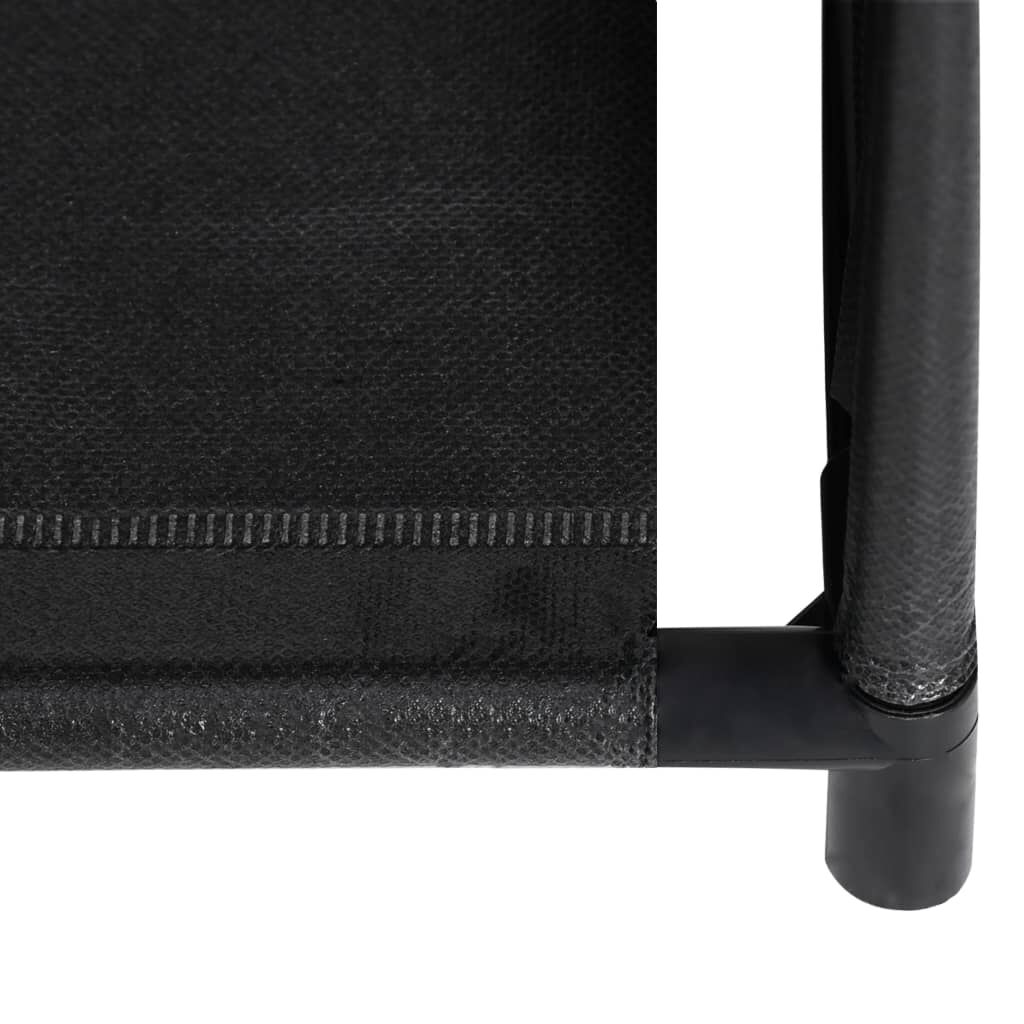 vidaXL Ραφιέρα Σκάλα Προβολής 130 x 45 x 170 εκ. Υφασμάτινη