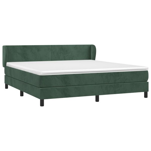 vidaXL &Kappa;&rho;&epsilon;&beta;ά&tau;&iota; Boxspring &mu;&epsilon; &Sigma;&tau;&rho;ώ&mu;&alpha; &Sigma;&kappa;&omicron;ύ&rho;&omicron; &Pi;&rho;ά&sigma;&iota;&nu;&omicron; 180x200&epsilon;&kappa;. &Beta;&epsilon;&lambda;&omicron;ύ&delta;&iota;&nu;&omicron;