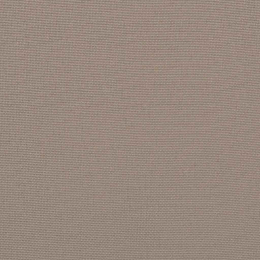 vidaXL Μαξιλάρια Παλέτας 2 τεμ. Taupe Υφασμάτινα