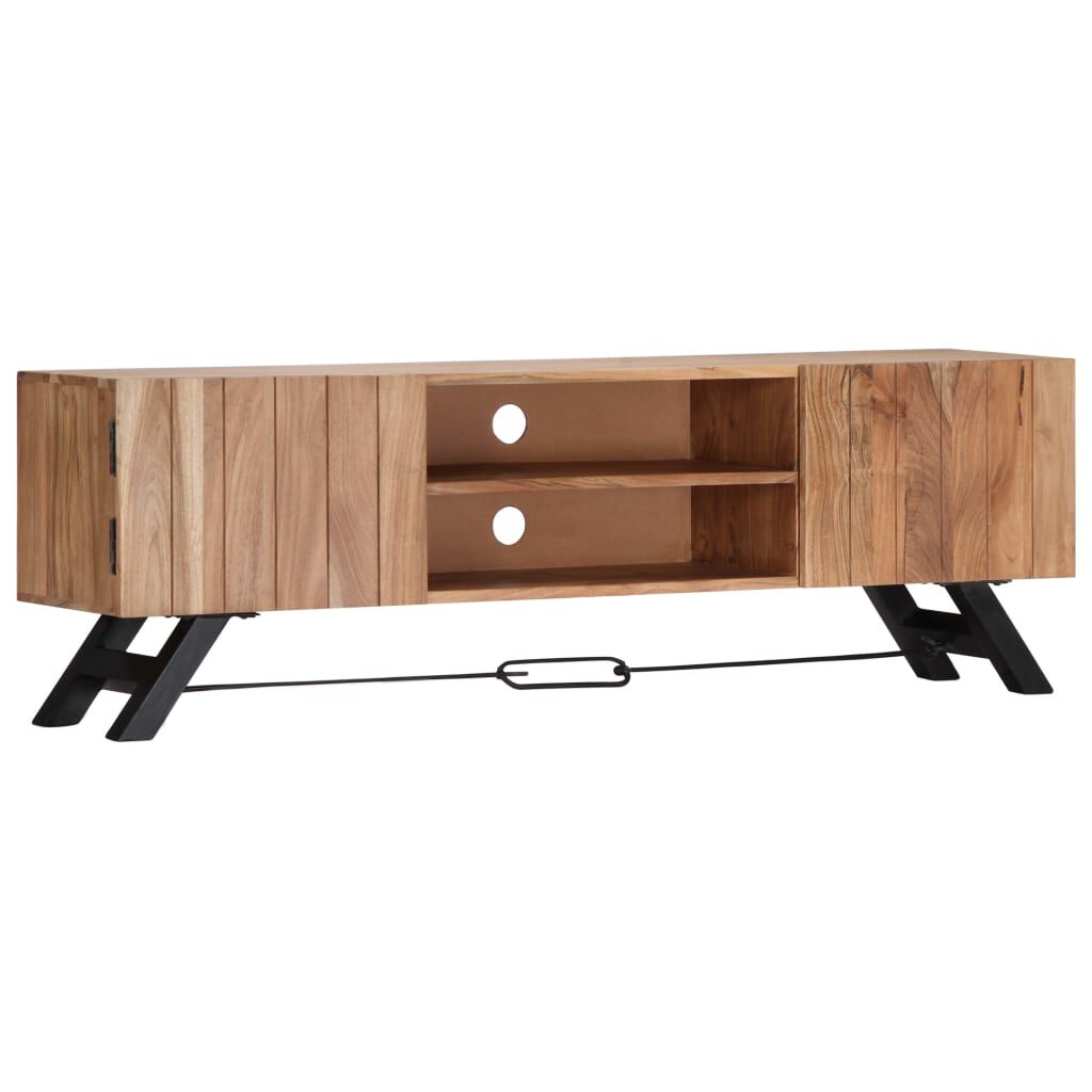 vidaXL Έπιπλο Τηλεόρασης 140 x 30 x 45 εκ. από Μασίφ Ξύλο Ακακίας