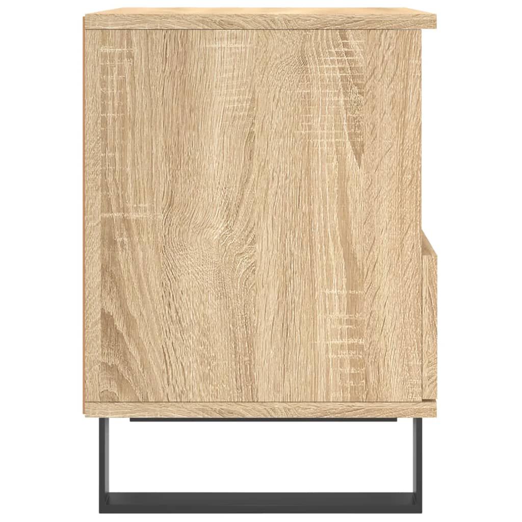 vidaXL Κομοδίνο Sonoma Δρυς 40 x 35 x 50 εκ. από Επεξεργ. Ξύλο