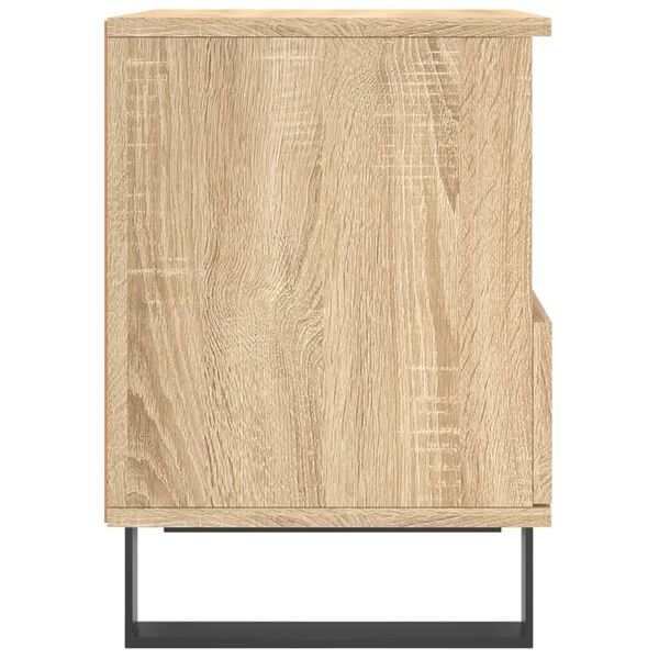 vidaXL Κομοδίνο Sonoma Δρυς 40 x 35 x 50 εκ. από Επεξεργ. Ξύλο