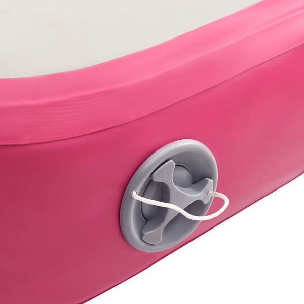 vidaXL Στρώμα Ενόργανης Φουσκωτό Ροζ 300 x 100 x 20 εκ. PVC με Τρόμπα