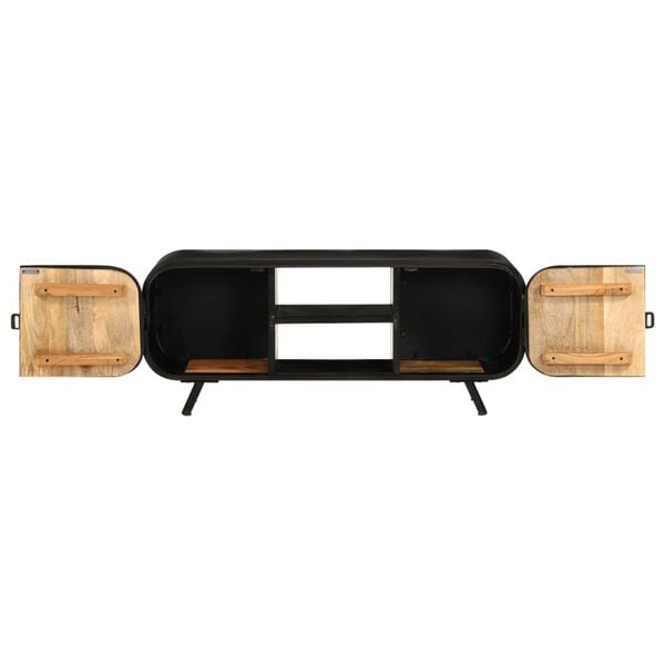 vidaXL Έπιπλο Τηλεόρασης 110 x 30 x 45 εκ. από Ακατέργαστο Ξύλο Μάνγκο
