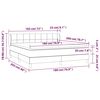 vidaXL &Kappa;&rho;&epsilon;&beta;ά&tau;&iota; Boxspring &mu;&epsilon; &Sigma;&tau;&rho;ώ&mu;&alpha; &Sigma;&kappa;&omicron;ύ&rho;&omicron; &Kappa;&alpha;&phi;έ 180x200 &epsilon;&kappa; &Upsilon;&phi;&alpha;&sigma;&mu;ά&tau;&iota;&nu;&omicron;