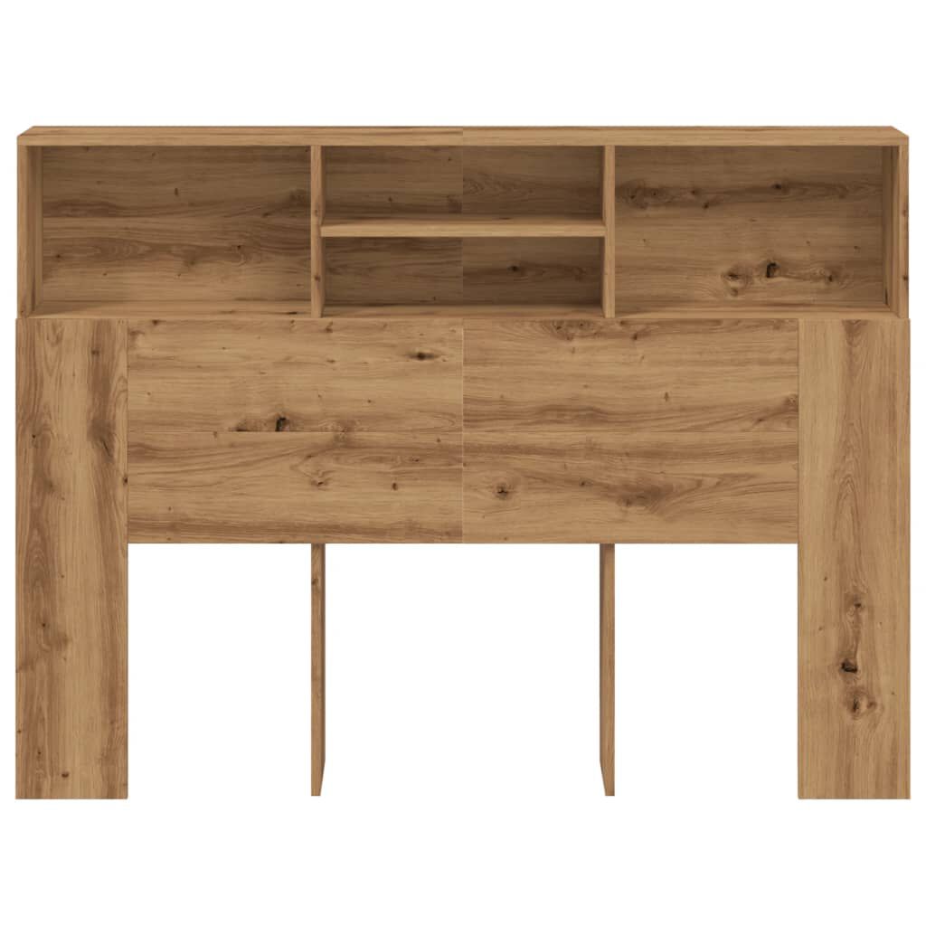 vidaXL Ντουλάπι κεφαλάρι Δρυς τεχνίτης 140x19x103,5 cm