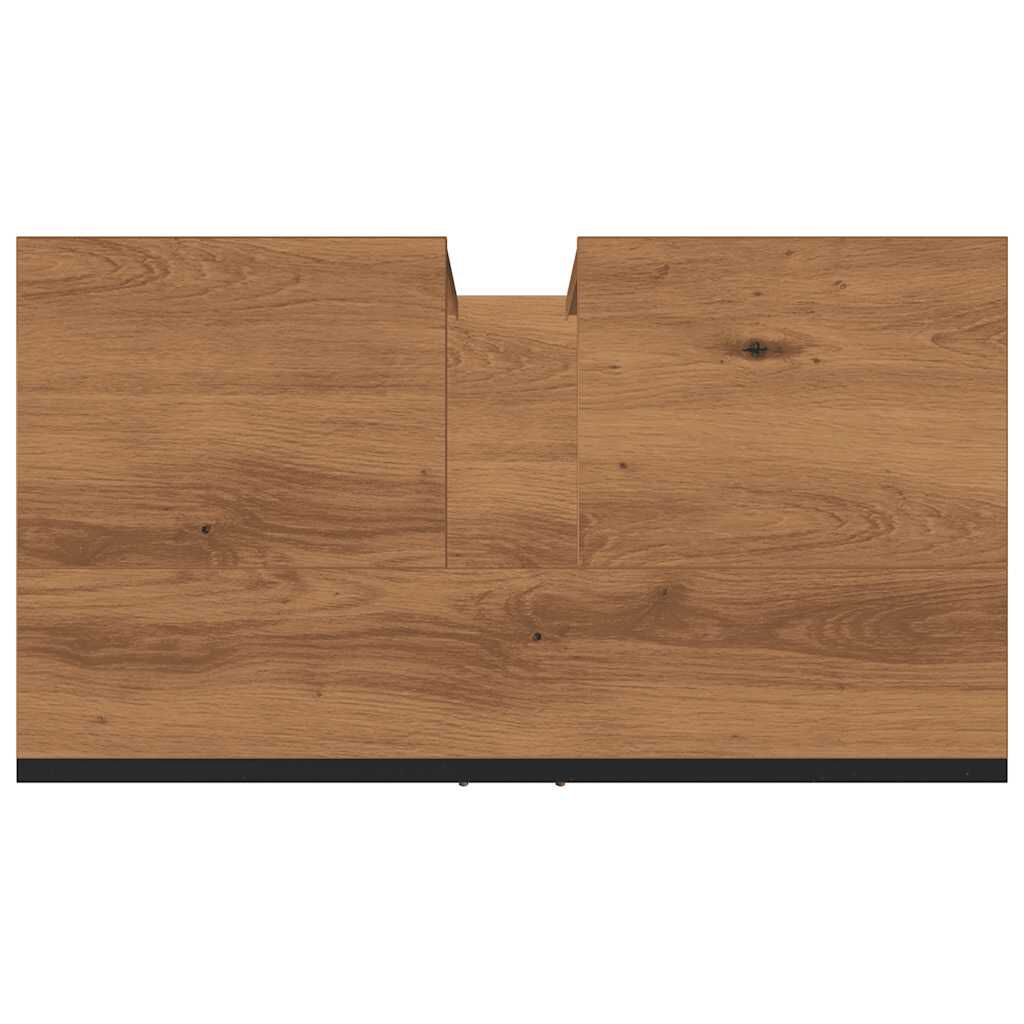 vidaXL Ντουλάπι Νιπτήρα Αρτισιανή Δρυς 60x30x60 εκ. Επεξ. Ξύλο