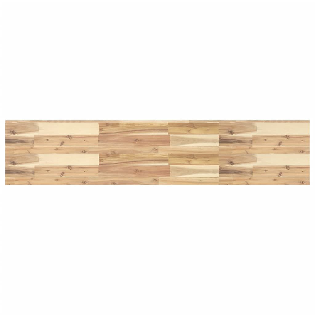 vidaXL Ράφια Κρεμαστά 3 Τεμ. 120x30x4εκ Ακατέργαστο Μασίφ Ξύλο Ακακίας