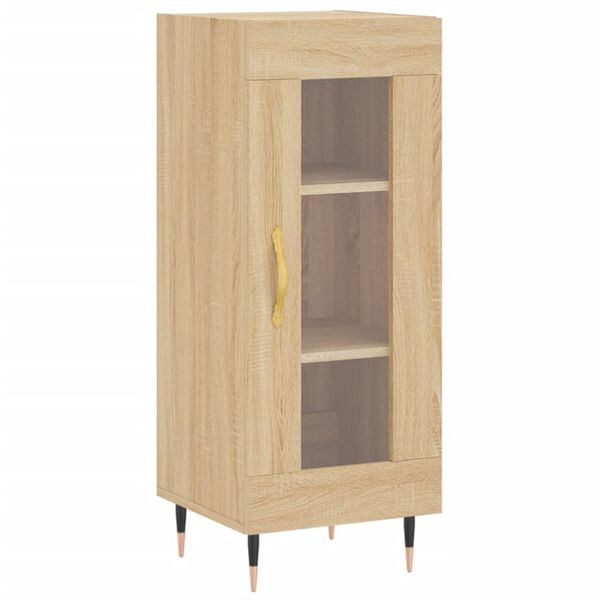 vidaXL Ντουλάπι Sonoma Δρυς 34,5x34x90 εκ. από Επεξεργασμένο Ξύλο