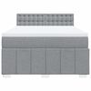 vidaXL &Kappa;&rho;&epsilon;&beta;ά&tau;&iota; Boxspring &mu;&epsilon; &Sigma;&tau;&rho;ώ&mu;&alpha; &Alpha;&nu;&omicron;&iota;&chi;&tau;ό &Gamma;&kappa;&rho;&iota; 140x190 &epsilon;&kappa;. &Upsilon;&phi;&alpha;&sigma;&mu;ά&tau;&iota;&nu;&omicron;