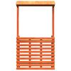 vidaXL Τραπέζι Μπαρ Κήπου με Οροφή Καφέ 112,5x57x195,5 εκ. Μασίφ Πεύκο