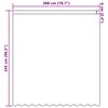 vidaXL &Kappa;&omicron;&upsilon;&rho;&tau;ί&nu;&alpha; &Delta;&alpha;&nu;&tau;έ&lambda;&alpha;&sigmaf; &mu;&epsilon; &kappa;&omicron;&upsilon;&rho;&tau;ί&nu;&epsilon;&sigmaf; &Lambda;&epsilon;&upsilon;&kappa;ό 245 x 200 cm &Pi;&omicron;&lambda;&upsilon;&epsilon;&sigma;&tau;έ&rho;&alpha;&sigmaf;