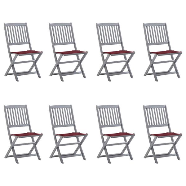 vidaXL &Kappa;&alpha;&rho;έ&kappa;&lambda;&epsilon;&sigmaf; &Epsilon;&xi;. &Chi;ώ&rho;&omicron;&upsilon; &Pi;&tau;&upsilon;&sigma;&sigma;ό&mu;&epsilon;&nu;&epsilon;&sigmaf; 8 &tau;&epsilon;&mu;. &Xi;ύ&lambda;&omicron; &Alpha;&kappa;&alpha;&kappa;ί&alpha;&sigmaf; & &Mu;&alpha;&xi;&iota;&lambda;ά&rho;&iota;&alpha;