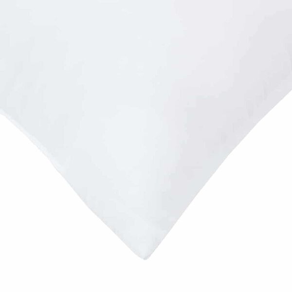 vidaXL Σετ Κουβέρτας με μαξιλάρι 3 pcs Λευκό 240 x 220 cm Μικροΐνες