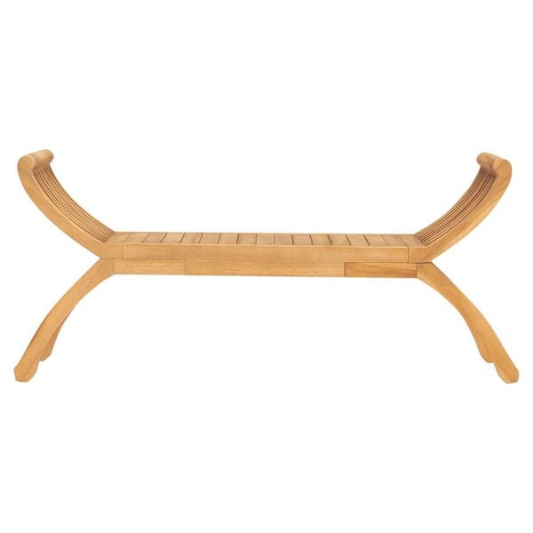vidaXL Πάγκος Κήπου 126 εκ. από Μασίφ Ξύλο Teak