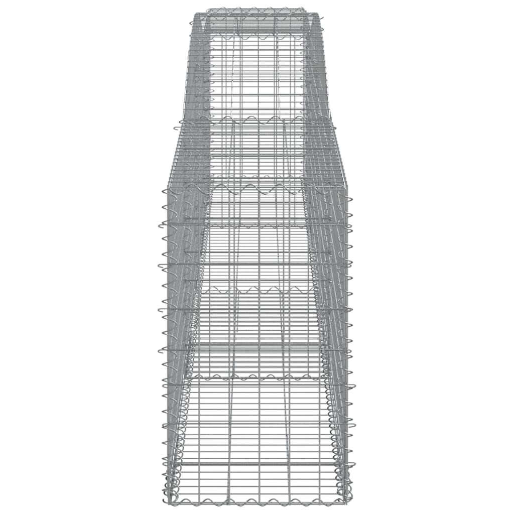 vidaXL Συρματοκιβώτια Τοξωτά 20 τεμ. 400x50x80/100 εκ. Γαλβαν. Ατσάλι