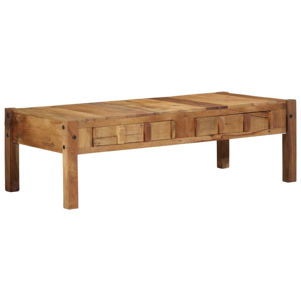 vidaXL Τραπεζάκι σαλονιού with Drawer Καφέ 110 x 55 x 35 cm