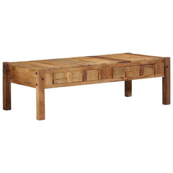 vidaXL Τραπεζάκι σαλονιού with Drawer Καφέ 110 x 55 x 35 cm