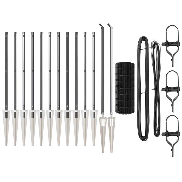 vidaXL &Tau;&epsilon;&nu;&tau;ώ&tau;&omicron; &mu;&epsilon; &sigma;&tau;ή&rho;&iota;&gamma;&mu;&alpha; &Gamma;&kappa;&rho;&iota; 0,4 x 25 &mu; &Chi;ά&lambda;&upsilon;&beta;&alpha;&sigmaf; &kappa;&alpha;&iota; PVC