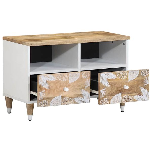 ντουλάπι τηλεόρασης vidaXL 70x33,5x46 cm μασίφ ξύλο Mango