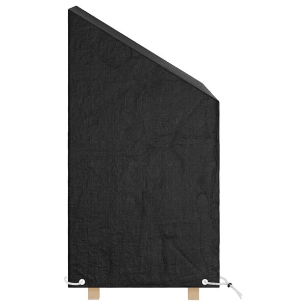 vidaXL Καλύμματα Καρέκλας με 8 Κρίκους 2 τεμ. 65x65x80/120 εκ Πολυαιθ.