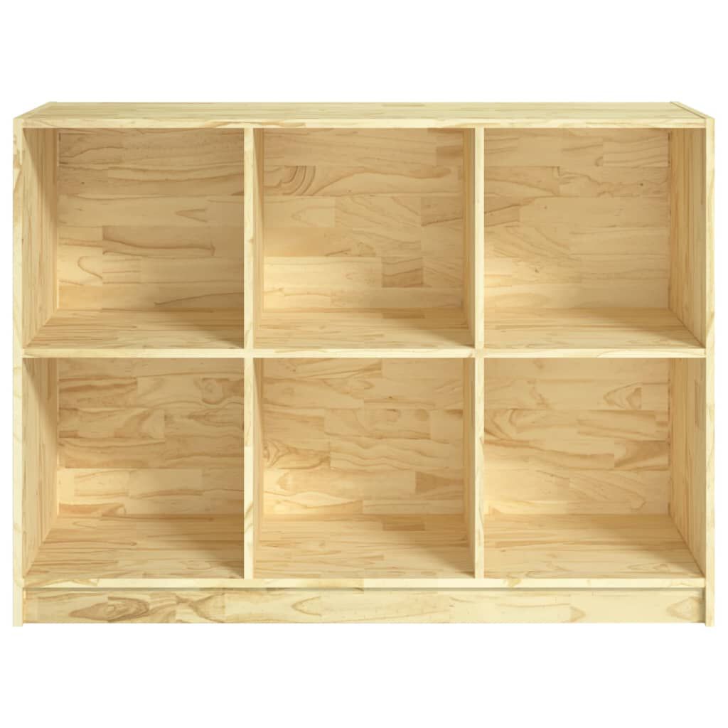 vidaXL Βιβλιοθήκη 104 x 33 x76 εκ. από Μασίφ Ξύλο Πεύκου