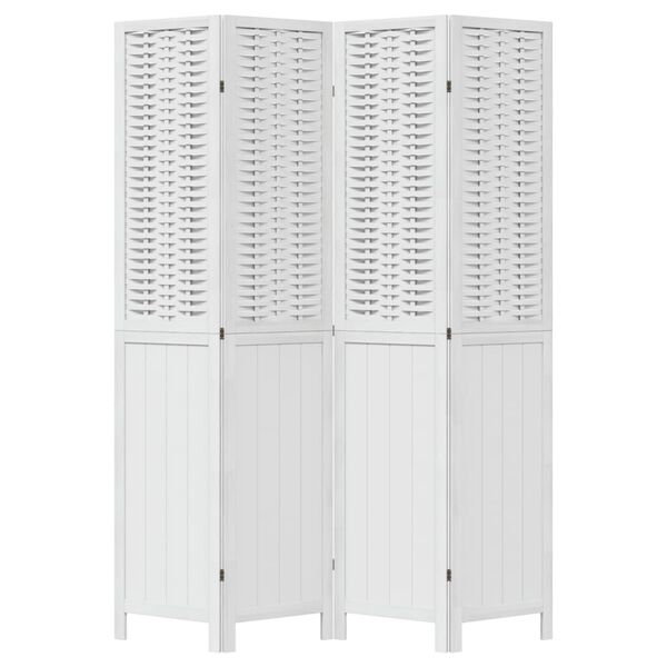 vidaXL &Delta;&iota;&alpha;&chi;&omega;&rho;&iota;&sigma;&tau;&iota;&kappa;ό &Chi;ώ&rho;&omicron;&upsilon; &mu;&epsilon; 4 &Pi;ά&nu;&epsilon;&lambda; &Lambda;&epsilon;&upsilon;&kappa;ό &alpha;&pi;ό &Mu;&alpha;&sigma;ί&phi; &Xi;ύ&lambda;&omicron; &Pi;&alpha;&upsilon;&lambda;ώ&nu;&iota;&alpha;&sigmaf;