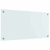 vidaXL Πίσω Πάνελ Κουζίνας Λευκό 80 x 40 cm σκληρυμένο γυαλί