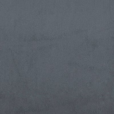 vidaXL Καρέκλα Τραπεζαρίας Σκούρο Γκρι 62 x 59,5 x 100,5 εκ. Βελούδινη