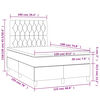 vidaXL &Kappa;&rho;&epsilon;&beta;ά&tau;&iota; Boxspring &mu;&epsilon; &Sigma;&tau;&rho;ώ&mu;&alpha; &Mu;&alpha;ύ&rho;&omicron; 120x190 &epsilon;&kappa;. &Beta;&epsilon;&lambda;&omicron;ύ&delta;&iota;&nu;&omicron;