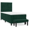 vidaXL &Kappa;&rho;&epsilon;&beta;ά&tau;&iota; Boxspring &mu;&epsilon; &Sigma;&tau;&rho;ώ&mu;&alpha; &Sigma;&kappa;&omicron;ύ&rho;&omicron; &Pi;&rho;ά&sigma;&iota;&nu;&omicron; 90x190 &epsilon;&kappa;. &Beta;&epsilon;&lambda;&omicron;ύ&delta;&iota;&nu;&omicron;