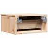 vidaXL Κομοδίνο με συρτάρι Καφέ 37 x 35 x 18.5 εκ Μασίφ ξύλο πεύκου