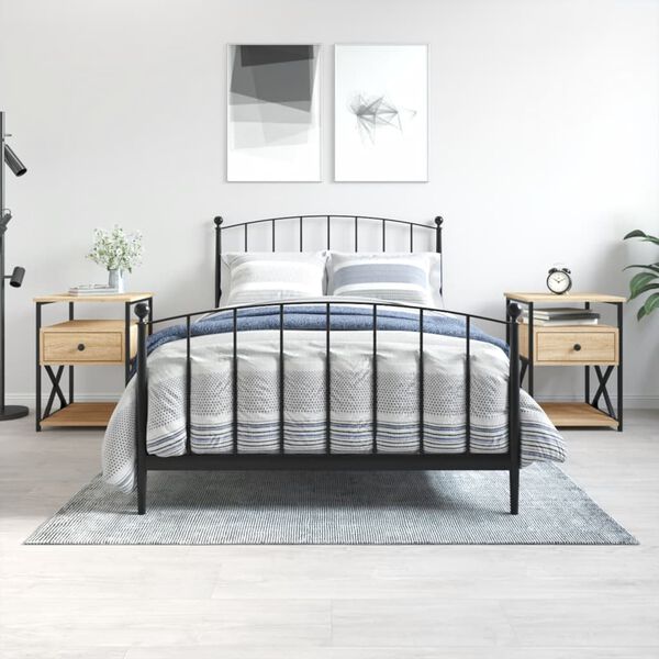 vidaXL &Kappa;&omicron;&mu;&omicron;&delta;ί&nu;&alpha; 2 &tau;&epsilon;&mu;. Sonoma &Delta;&rho;&upsilon;&sigmaf; 40x42x55 &epsilon;&kappa;. &alpha;&pi;ό &Epsilon;&pi;&epsilon;&xi;&epsilon;&rho;&gamma;&alpha;&sigma;&mu;έ&nu;&omicron; &Xi;ύ&lambda;&omicron;