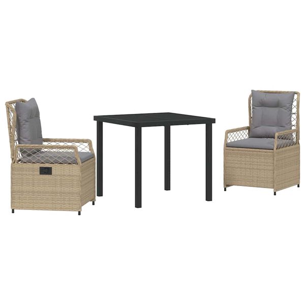 vidaXL &Sigma;έ&tau; &phi;&alpha;&gamma;&eta;&tau;&omicron;ύ &gamma;&iota;&alpha; &kappa;ή&pi;&omicron; 3 pcs &Mu;&pi;έ&zeta; &kappa;&alpha;&iota; &Alpha;&nu;&omicron;&iota;&chi;&tau;ό &Gamma;&kappa;&rho;&iota;