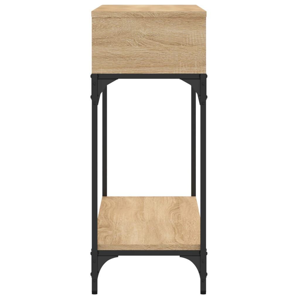 vidaXL Τραπέζι Κονσόλα Sonoma Δρυς 100x30,5x75 εκ. Επεξεργασμένο Ξύλο