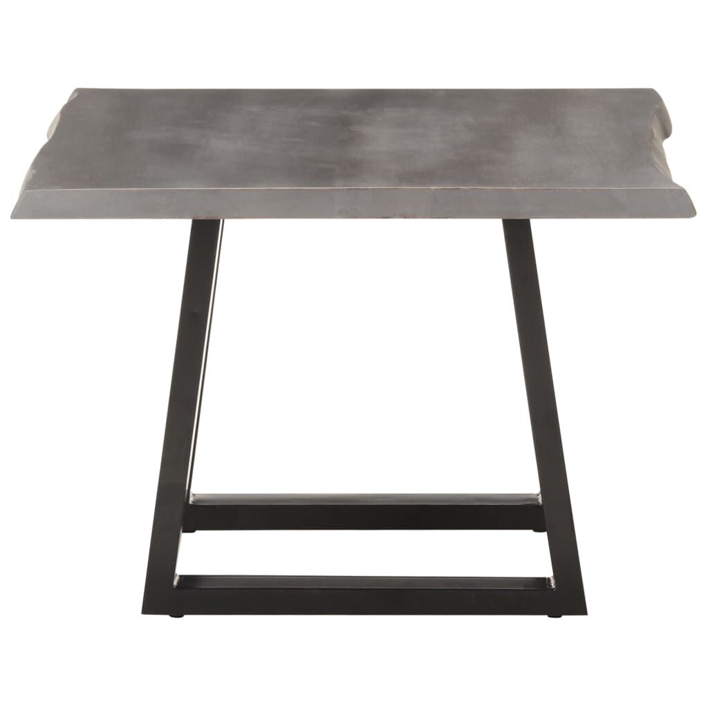 vidaXL Τραπεζάκι Σαλονιού Live Edge 60x60x40 εκ. Μασίφ Ξύλο Ακακίας