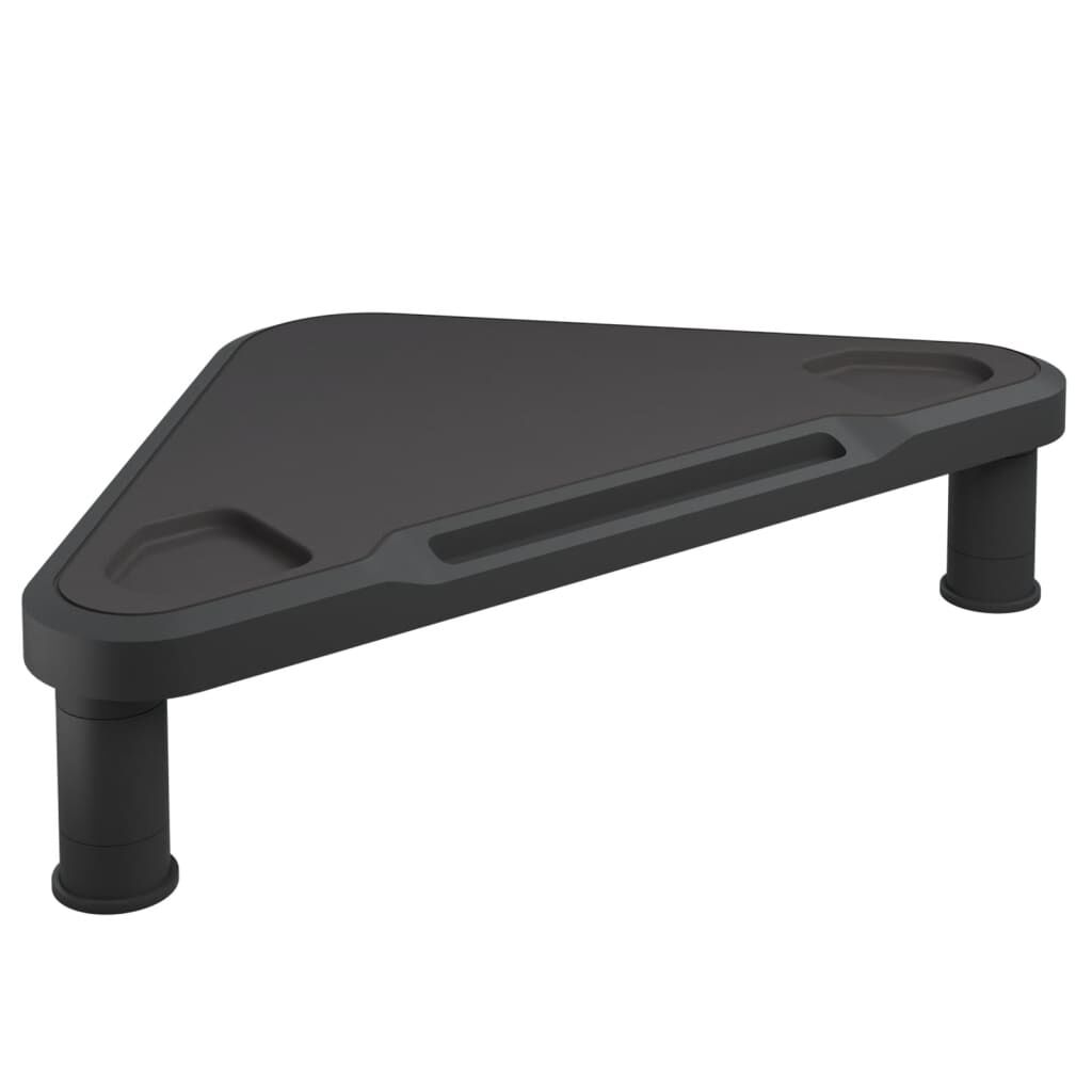 vidaXL Γωνιακή Βάση Οθόνης Μαύρη 49 x 28 x 10,5 εκ.